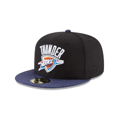 Oklahoma City Thunder Gorra | New Era NBA Shadow Tech 59fifty Fitted Cap Mexico - Negros